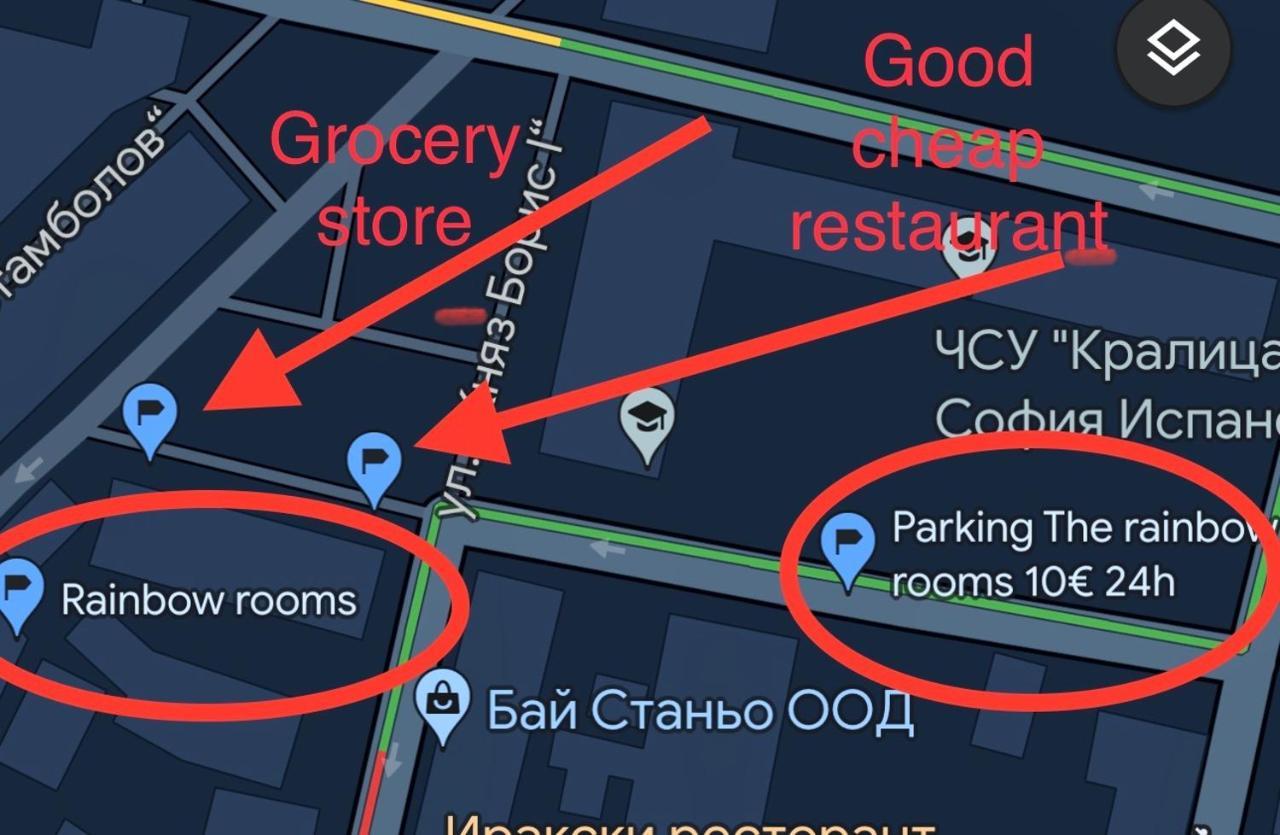 索菲亞The Rainbow 1 & Free Secure Motorcycle Parking公寓 外观 照片